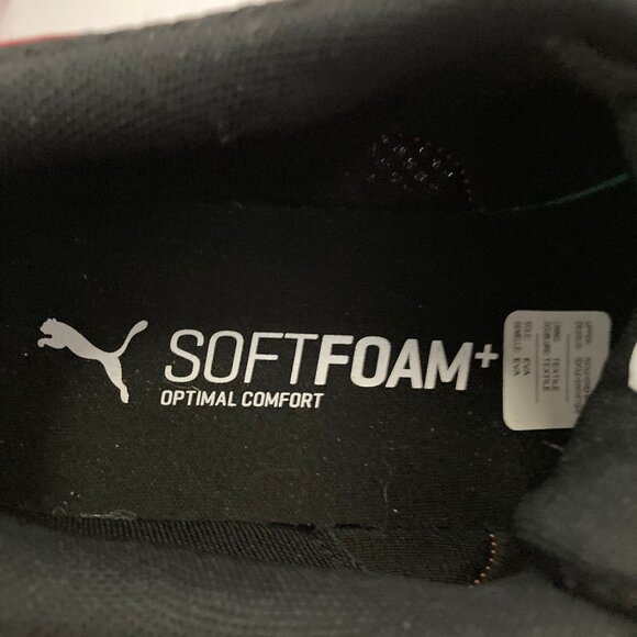 PUMA ST Activate Sports Running Shoes Black/Red/White - Picture 6 of 6